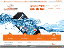 Tablet Screenshot of oakvilletech.com